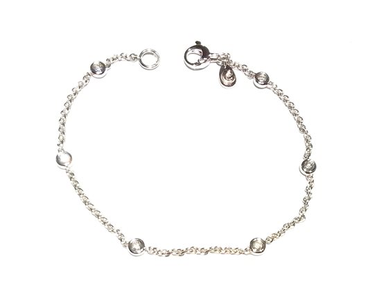 Bracelet Crivelli Femme TIFFANY in Or blanc Diamante 0.30 Ct 212-M211-5 - 212-M211-5